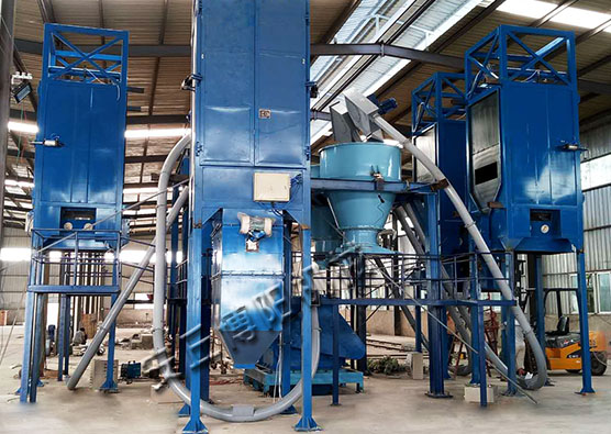 石灰粉噸袋（dài）開袋站怎麽處理物（wù）料袋？