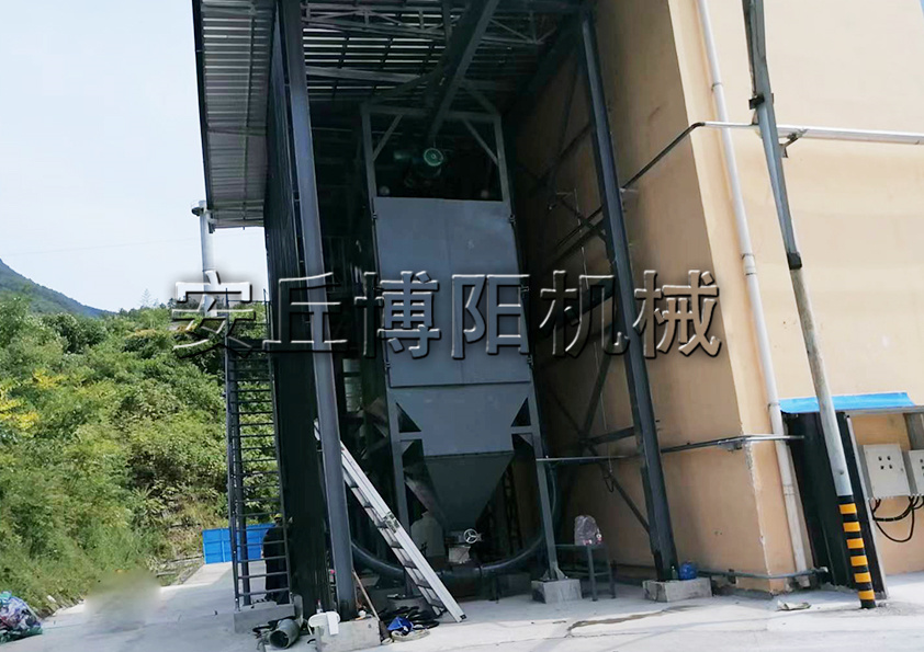 安丘博陽硝酸銨噸袋拆包機減輕拆袋過程（chéng）中產生的粉塵