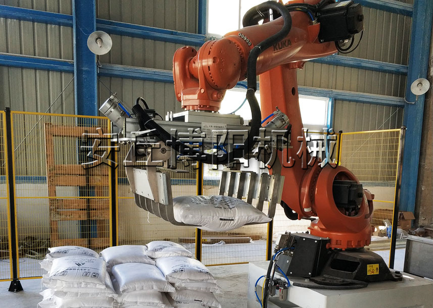 化肥自動碼垛機適（shì）用於哪些行業（yè）中呢？