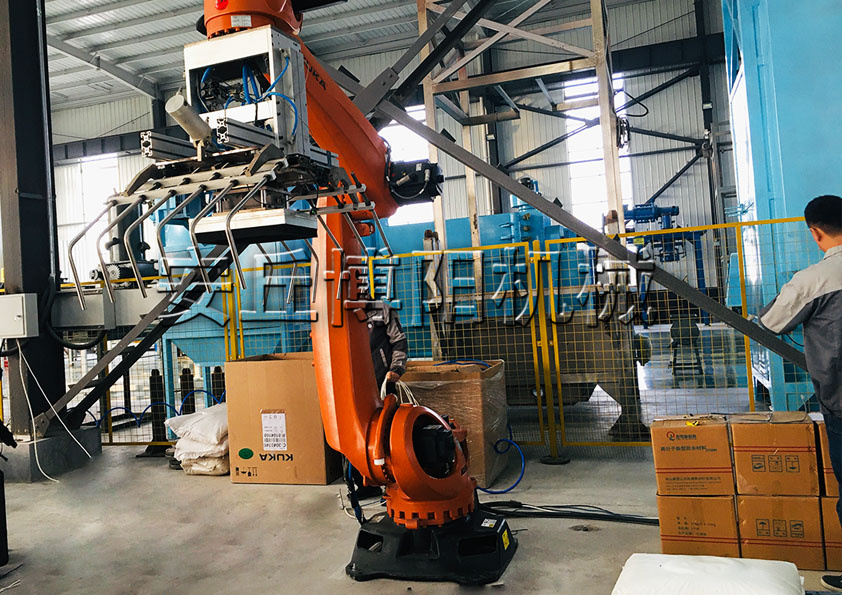 企業為什麽要使用有機肥全自動碼垛機?