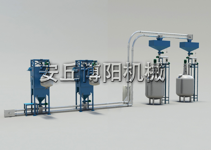 噸袋破（pò）袋機+管（guǎn）鏈輸送機定量投料解決方案