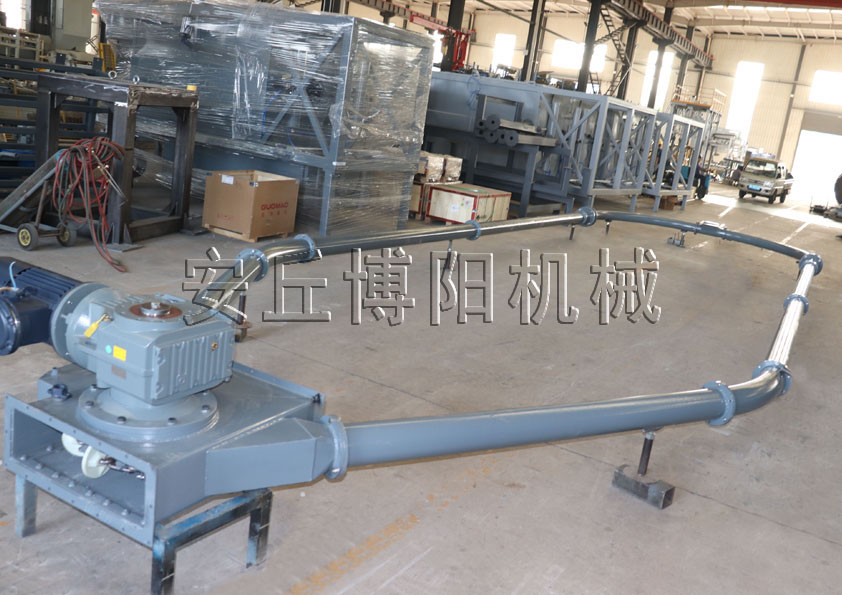 氯化（huà）銨管鏈式輸（shū）送機工作原理 管鏈式（shì）粉料（liào）輸送機的特點