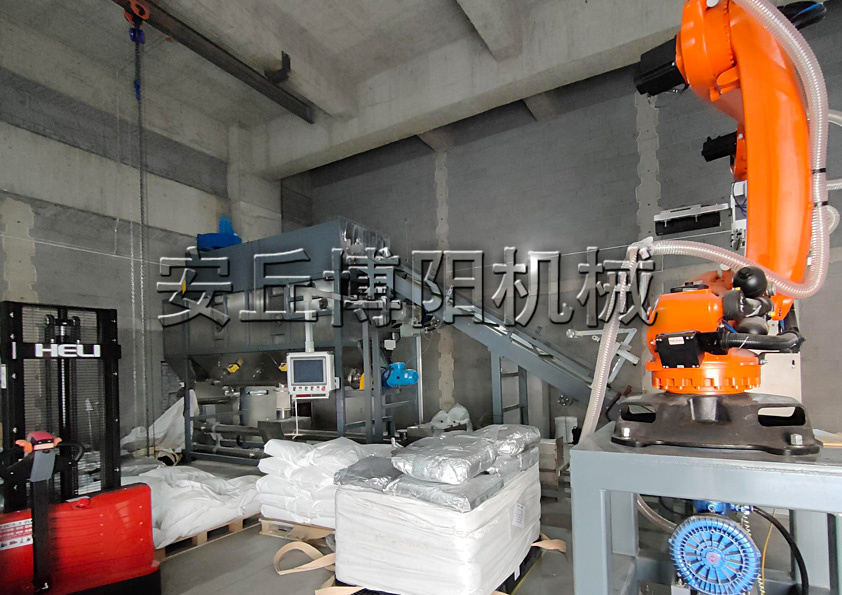 PE顆（kē）粒全自動拆包機（jī）器（qì）人 顆粒料自動拆袋機械手的優勢（shì）
