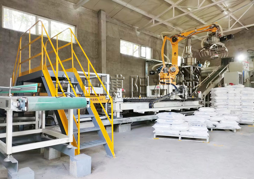 磷（lín）酸鐵鋰全自動拆包機械手 全（quán）自動拆垛拆包機的工作（zuò）流程