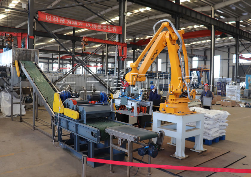 氧化鎂全自（zì）動拆包機械手的主要組成和工作流程是什麽？